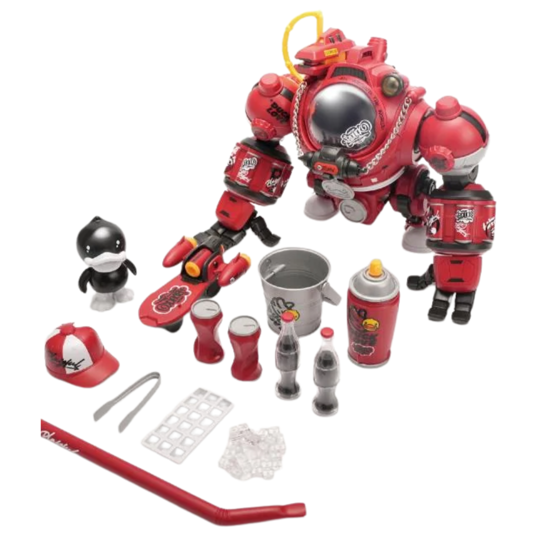 Eastern_Model_SHENGGE_SOSKILL_x_ULTRA_EGG_Hip_Hop_Duck_Model_Kit with all accessories displayed