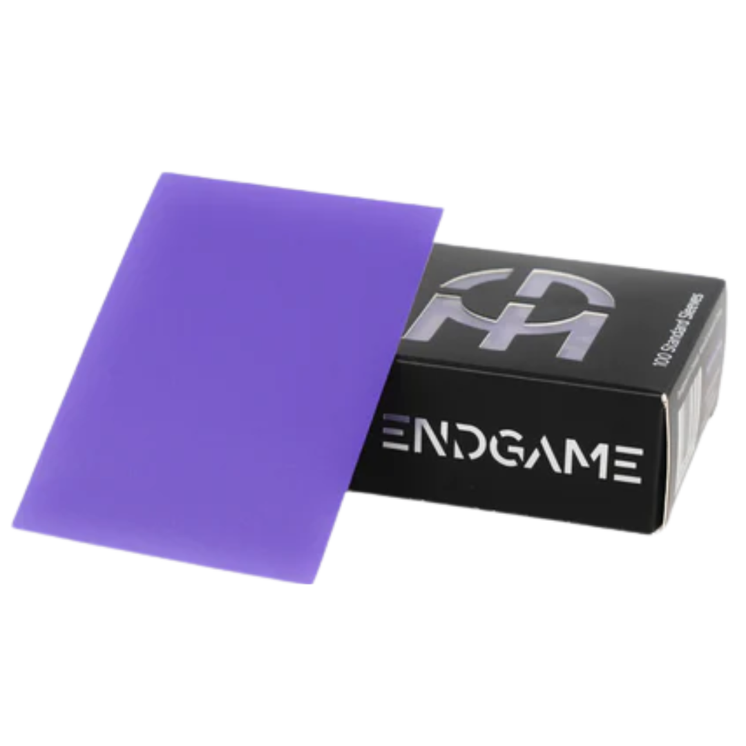Nightshade Purple Endgame Genesis card sleeves with sleek design, high durability, and premium protection for Magic, Pokémon, and Yu-Gi-Oh!