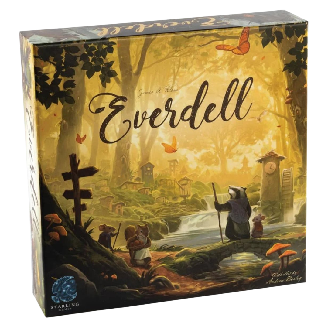 Everdell 3rd Edition board game with Ever Tree critter cards and worker placement gameplay
