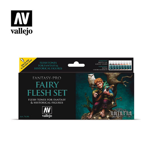 Vallejo - Fantasy Pro - Fairy Flesh Set - Set of 8