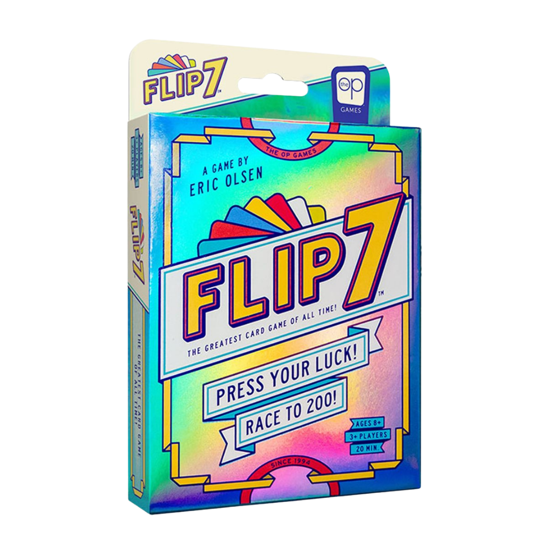 Flip 7 Peggable portable push your luck card game with travel friendly packaging