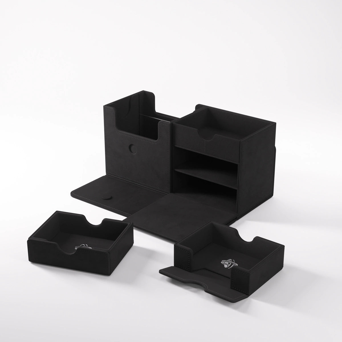 Gamegenic - Deck Box - The Academic - Stealth Edition - XL Black/Black (133+)