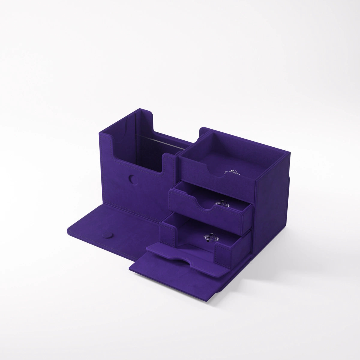Gamegenic - Deck Box - The Academic - Stealth Edition - XL Purple/Purple (133+)