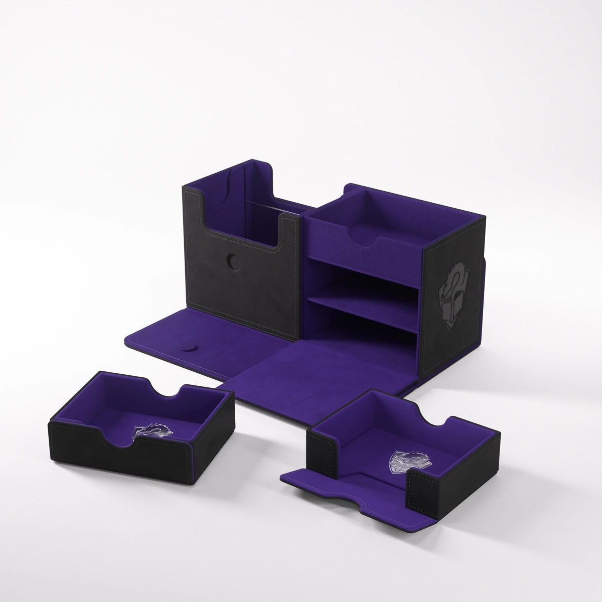 Gamegenic - Deck Box - The Academic - XL Black/Purple (133+)