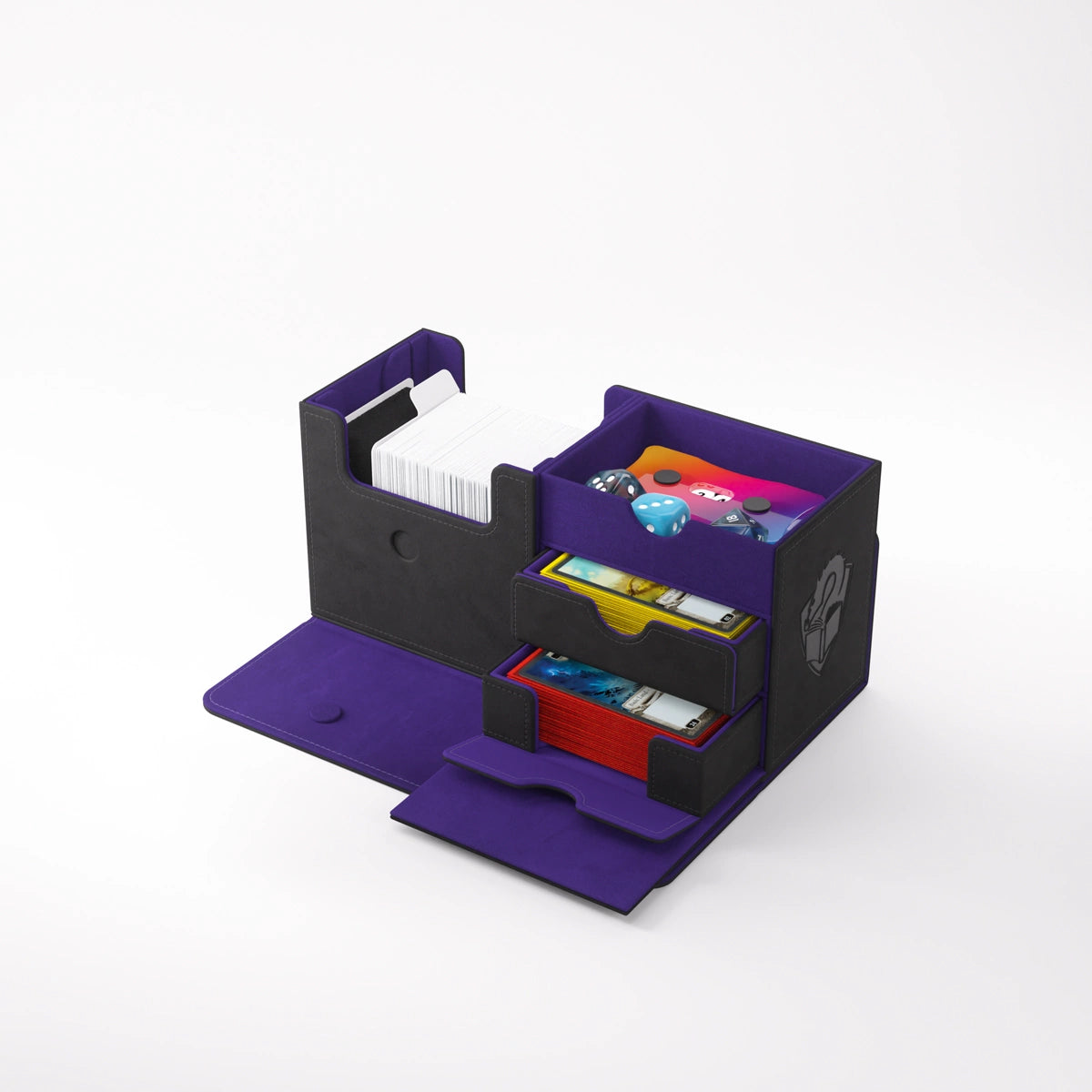 Gamegenic - Deck Box - The Academic - XL Black/Purple (133+)
