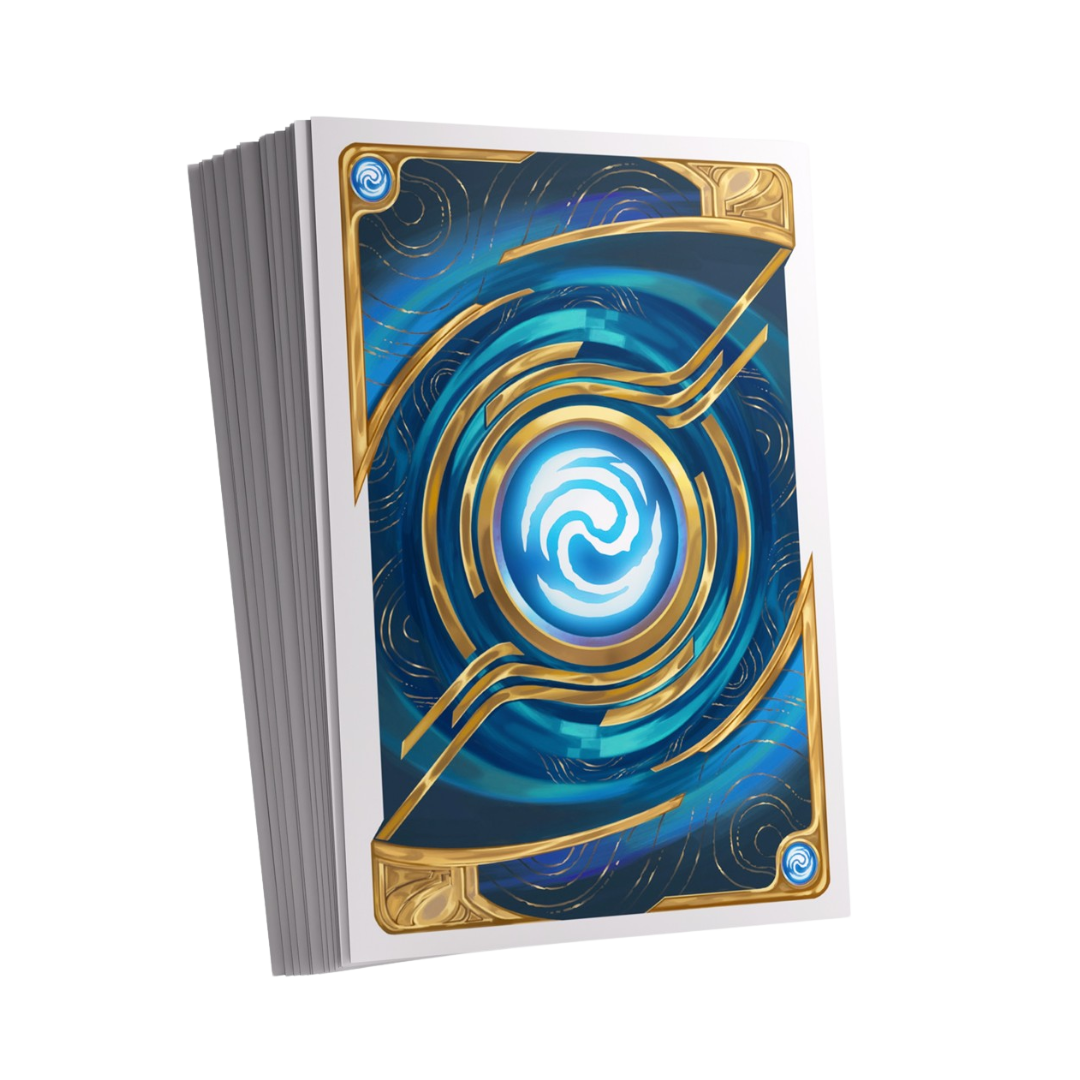 Gamegenic Altered TCG Art Sleeves The Crow’s Eye (50), premium trading card sleeves with dark fantasy artwork for protecting and displaying Altered TCG cards.