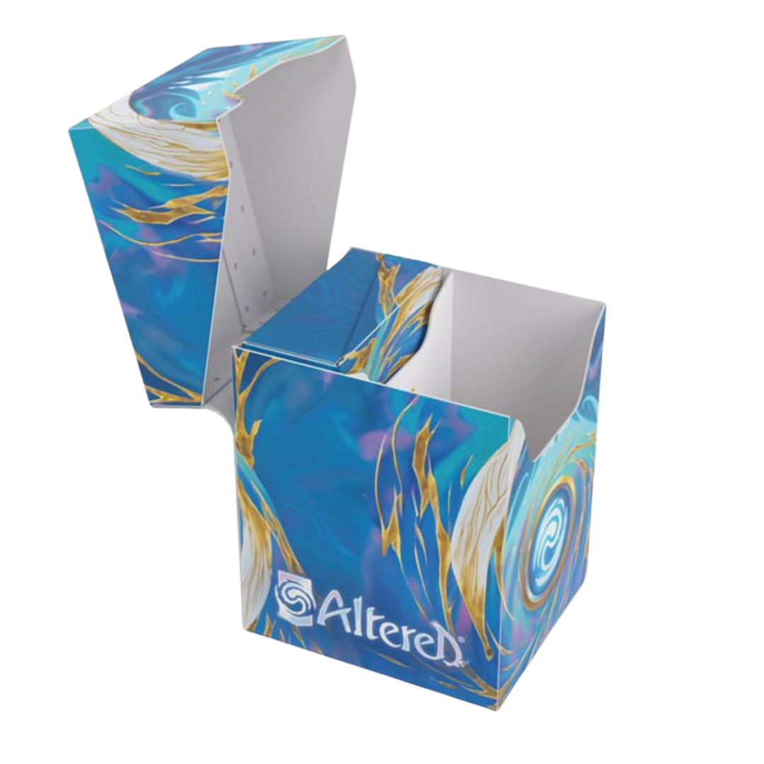 Gamegenic Altered TCG Expedition Soft Box - Ice Storm card storage with a sleek, protective design for TCG enthusiasts.