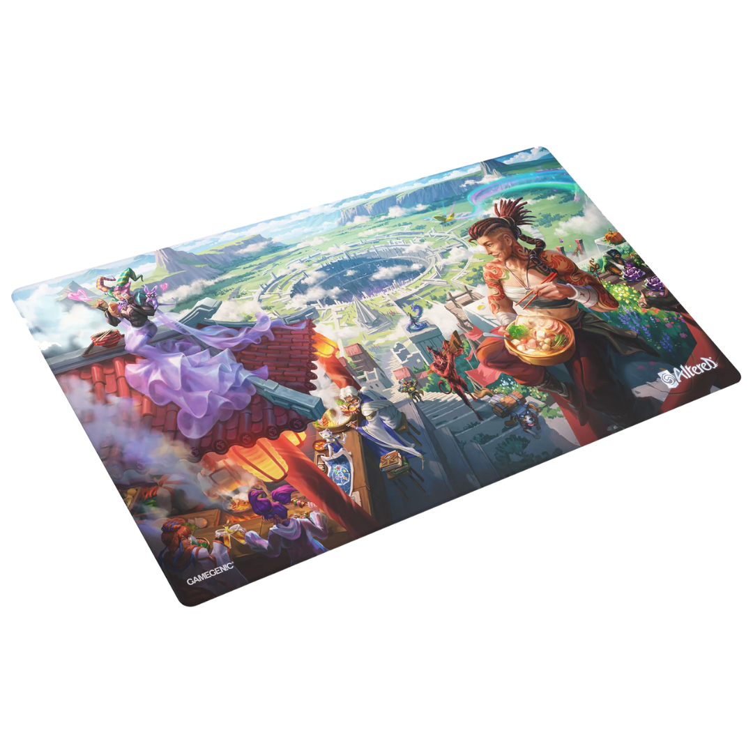 Gamegenic Altered TCG Prime Playmat First Outpost featuring official artwork and premium stitched-edge design for trading card game players