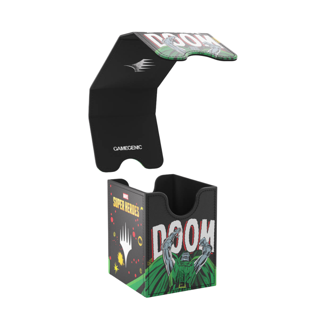 Gamegenic MTG Marvel Doctor Doom Squire XL deck box for 100 plus double sleeved trading cards and Commander decks