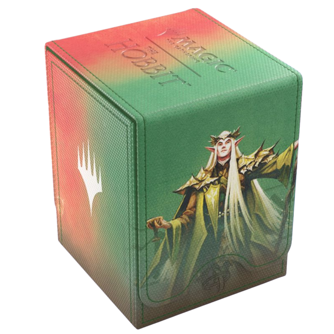 Gamegenic MTG The Hobbit Squire XL Thranduil the Elvenking and The Mountain King 80+ deck box open view