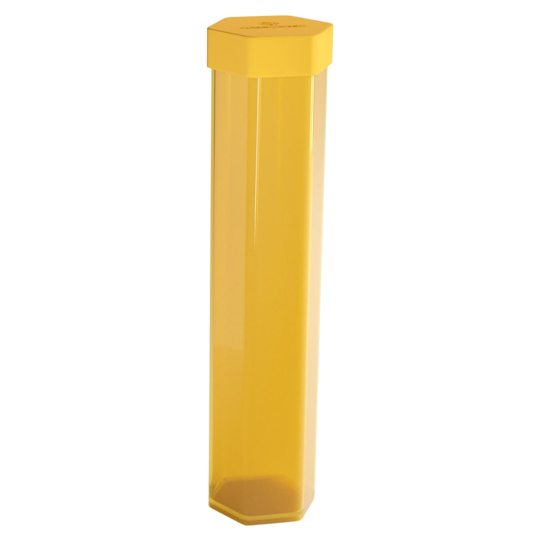 Gamegenic Playmat Tube Yellow protective storage for TCG playmats