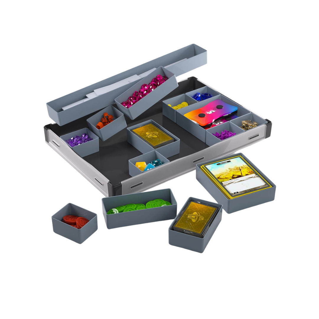 15 removable trays for all your TCG and TTG needs!