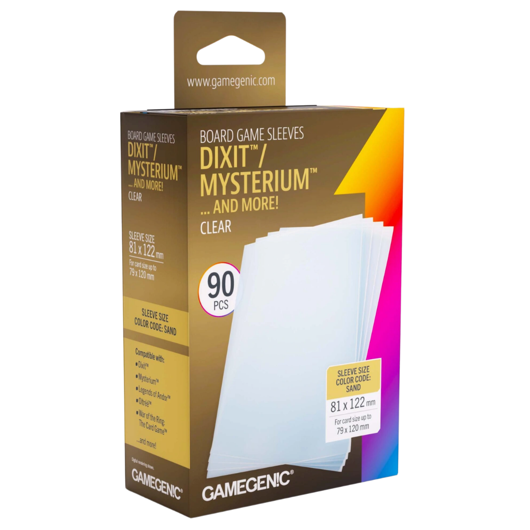 Gamegenic Dixit Mysterium Board Game Sleeves 90 pack for cards up to 81 x 121 mm
