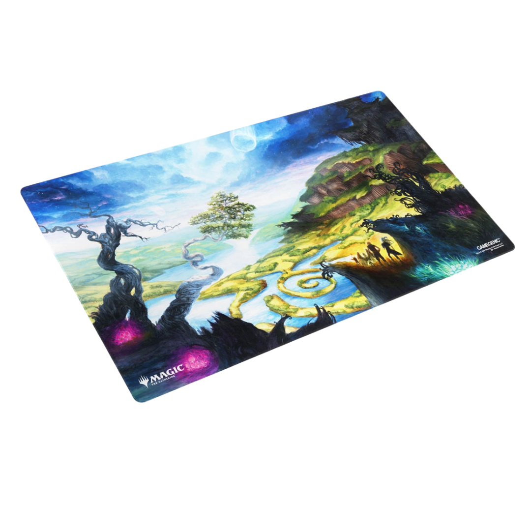 Gamegenic Magic The Gathering Lorwyn Eclipsed Evolving Wilds Shiny Treatment playmat with detailed fantasy artwork