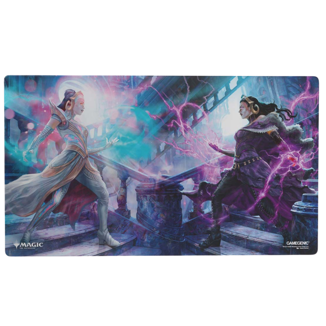 Gamegenic MTG Reality Fracture Liliana Devoted Healer and Callous Necromancer shiny playmat