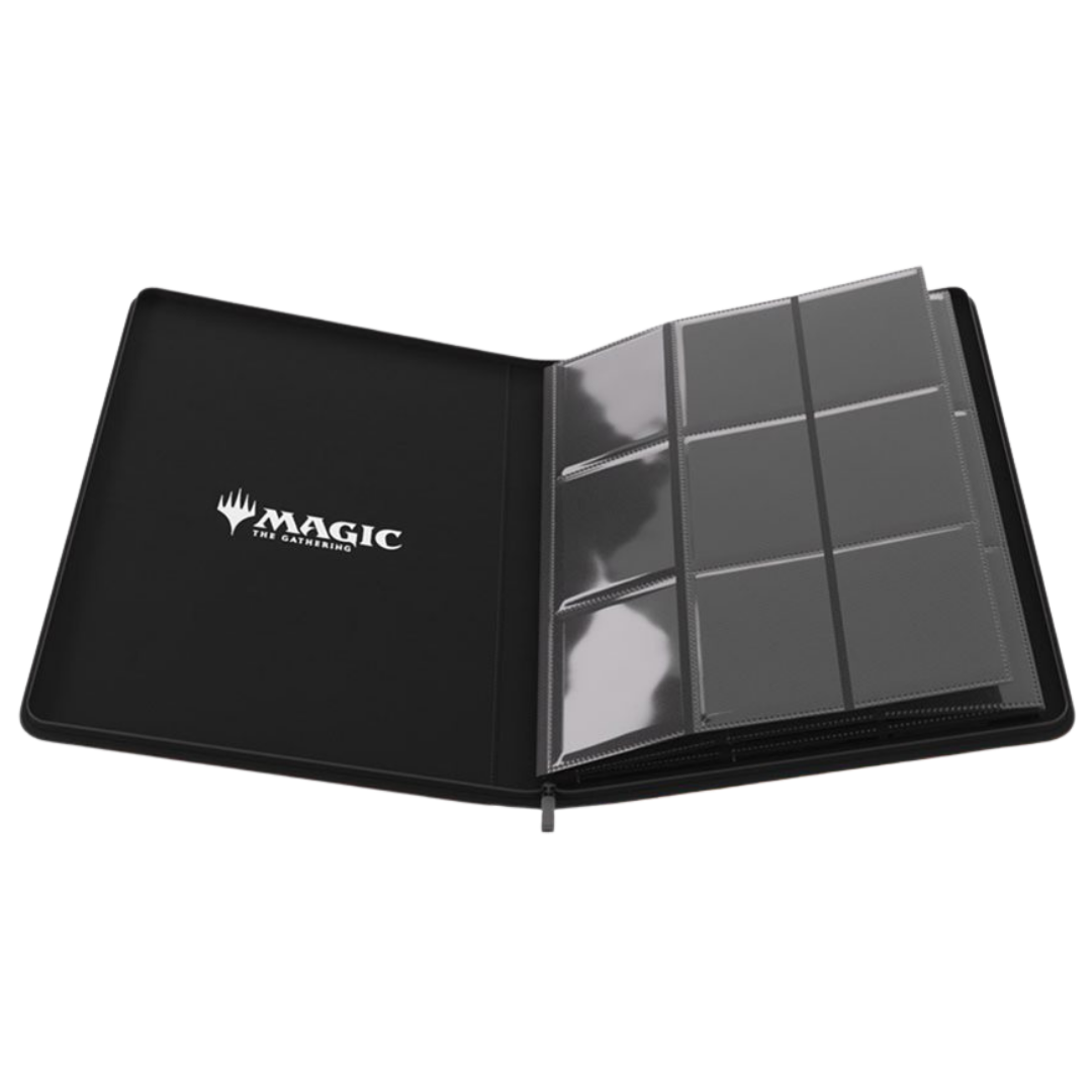 Open Gamegenic Magic The Gathering The Hobbit Zip Up Album 18 Pocket Gleaming Splendor and The King of Dale with side loading card pages