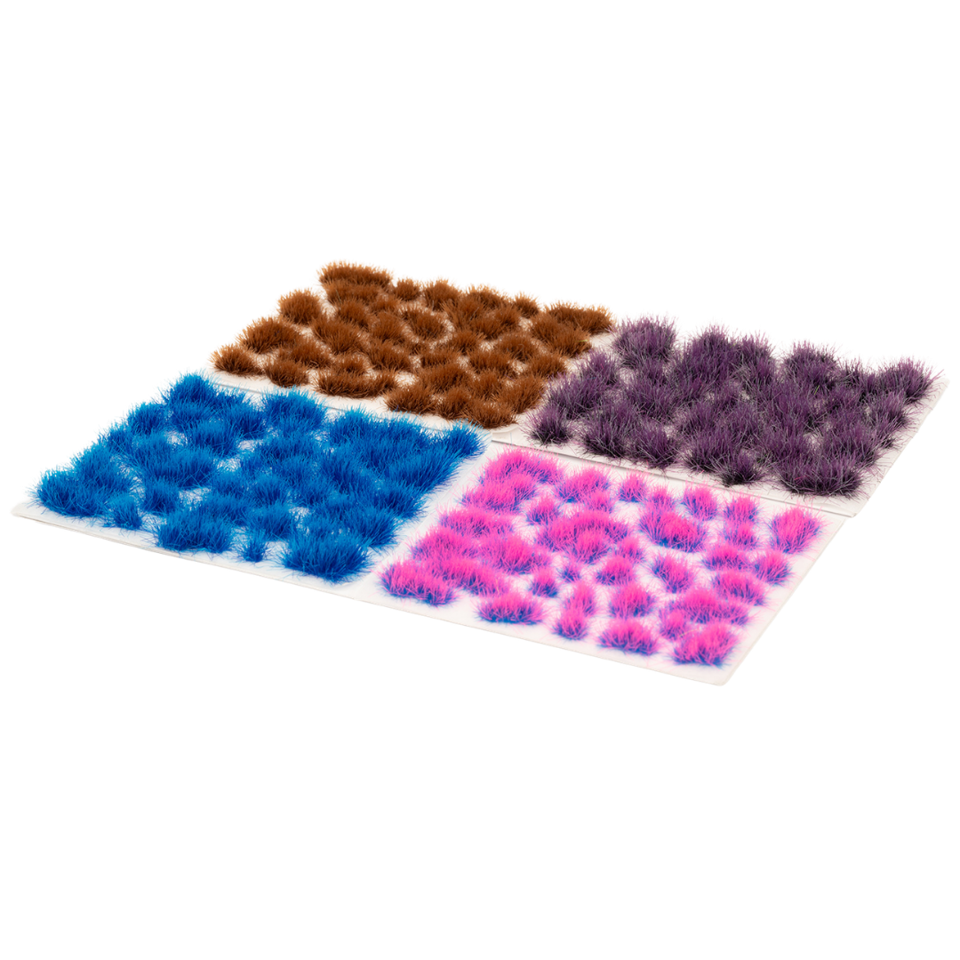 Gamers Grass Mystic Nebulae Set colourful fantasy basing tufts for miniatures and terrain