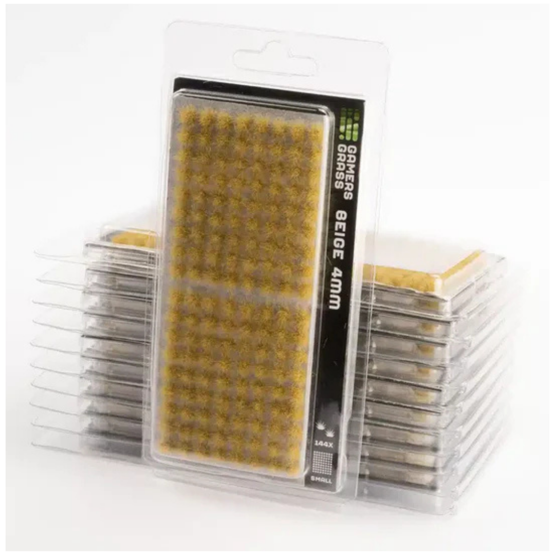 Gamers Grass 4mm Beige Tuft Small for terrain and miniature bases