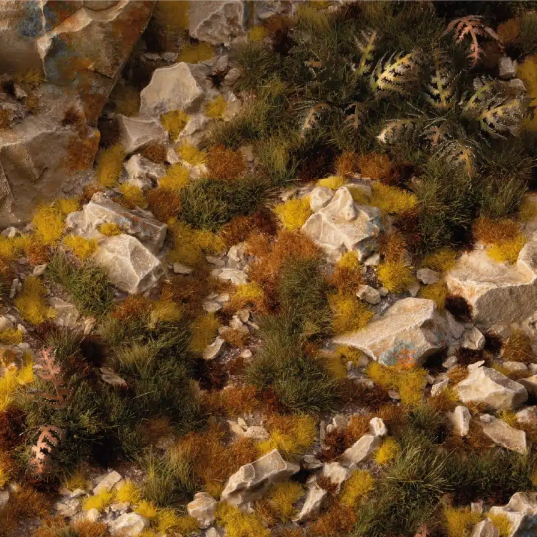 Gamers Grass Golden Autumn Glade Basing Box sample