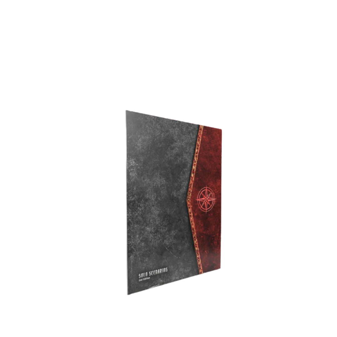 Gloomhaven Second Edition Solo Scenarios set with 17 new missions and class-specific rewards, perfect for solo strategic gameplay and exploration.