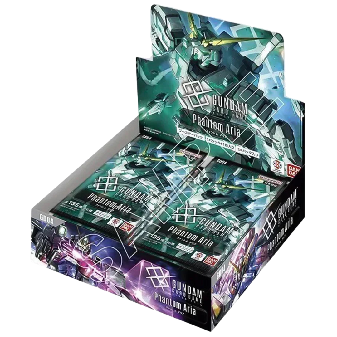 Gundam Card Game GD-04 Phantom Aria booster box sealed trading card game display Bandai