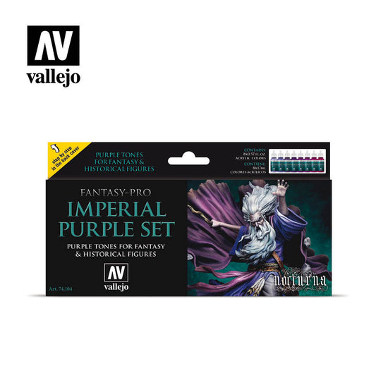 Vallejo - Fantasy Pro - Imperial Purple  - Set of 8