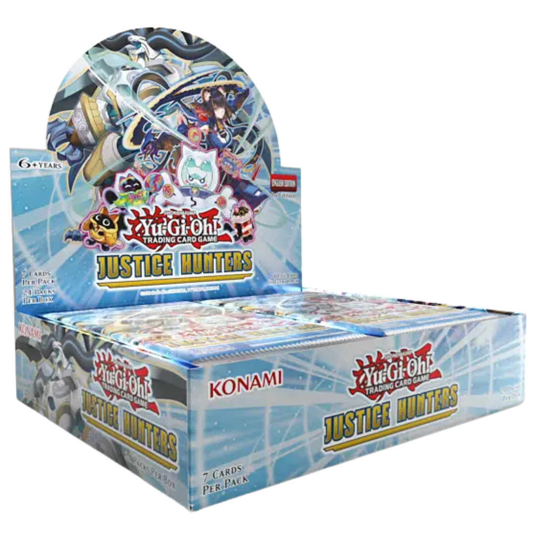 Justice Hunters Booster Box - Yu-Gi-Oh! - Top Shelf co - Pre-Order
