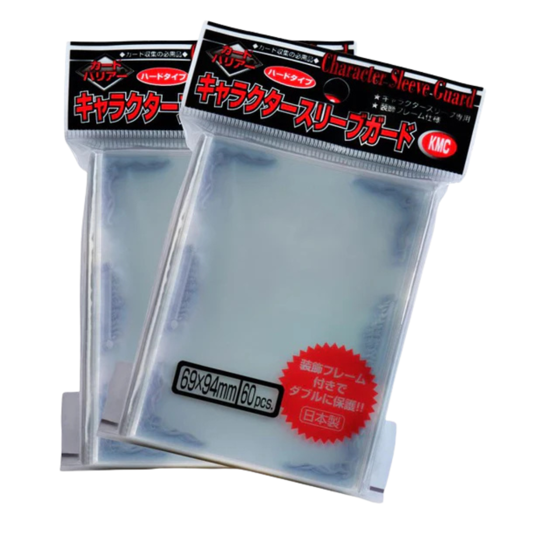KMC Character Guard Silver outer sleeves 60 count pack for standard-size trading cards