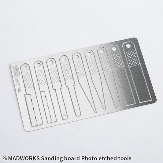 Madworks - Tools - Sanding board photo etched tools MT13