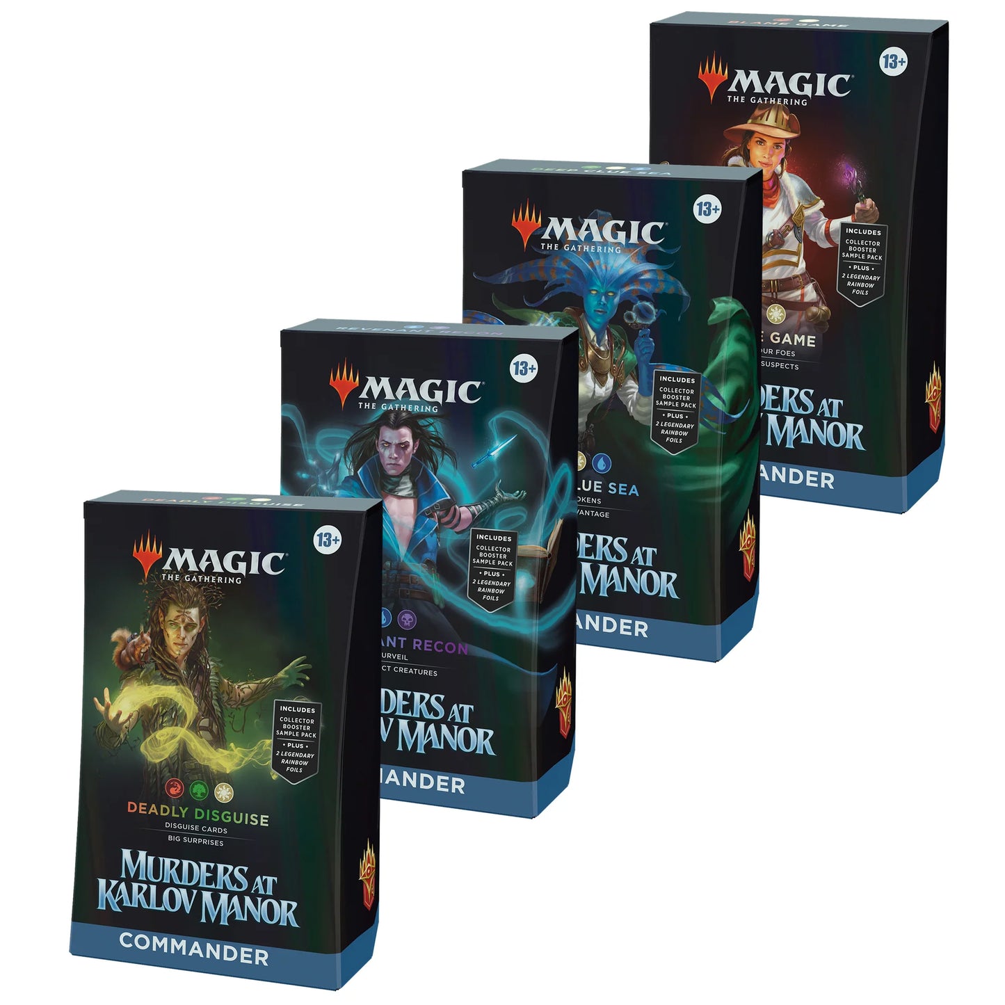 Magic: The Gathering Murders at Karlov Manor - Commander Deck - Set of 4