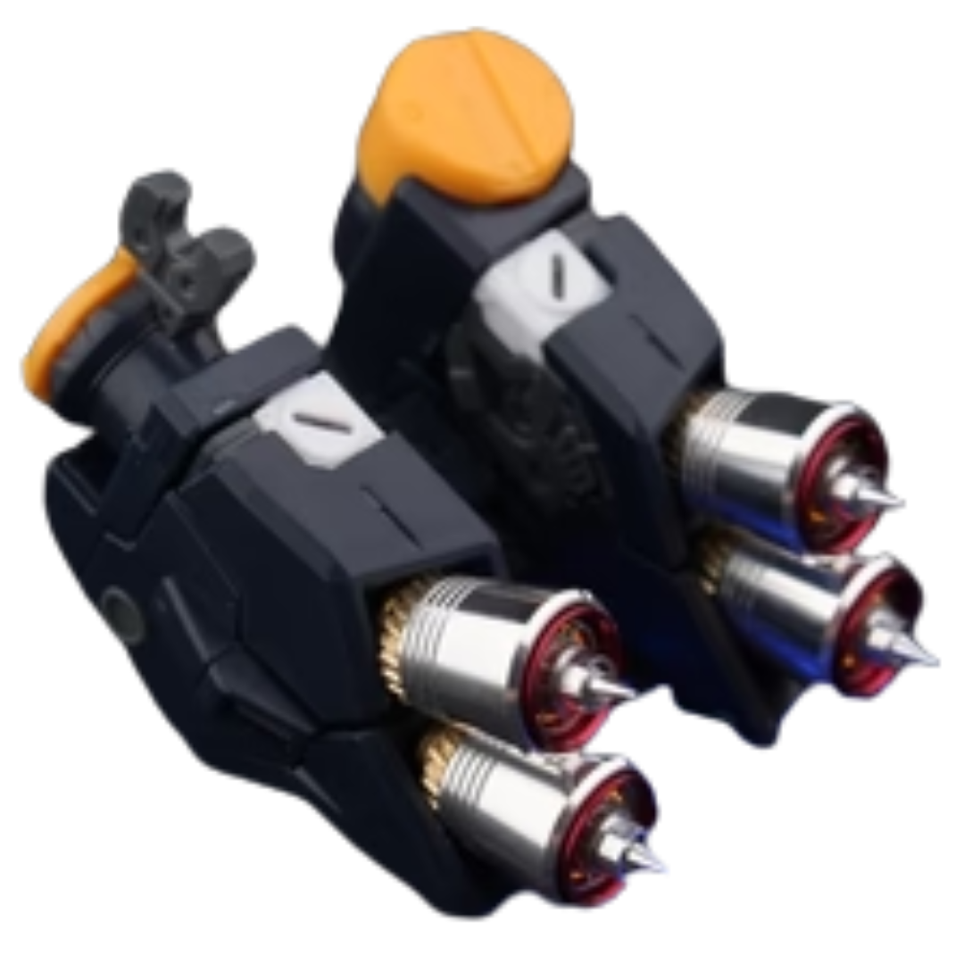 Madworks SP02R 7.5mm Red Metal Thrusters, precision mechanical detailing parts for Gunpla model kits and custom builds.