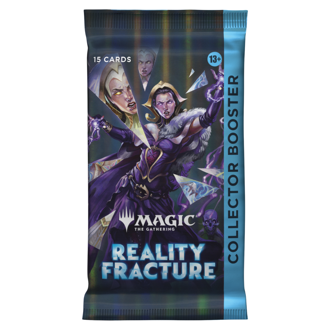 Magic The Gathering Reality Fracture Collector Booster Pack with foil cards and alternate art variants
