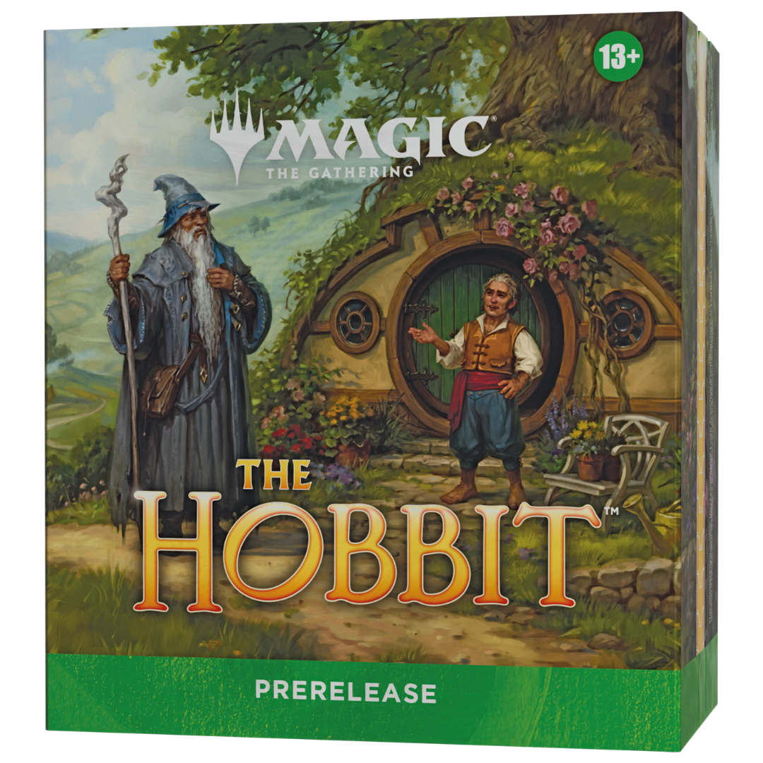 Magic The Gathering The Hobbit Prerelease Kit sealed box with Middle earth themed cards