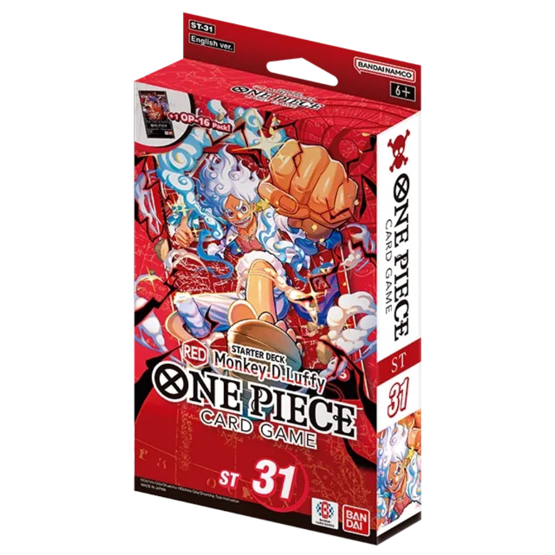 One Piece Card Game Starter Deck ST31 with 51-card deck DON!! cards and OP-16 THE TIME OF BATTLE booster pack