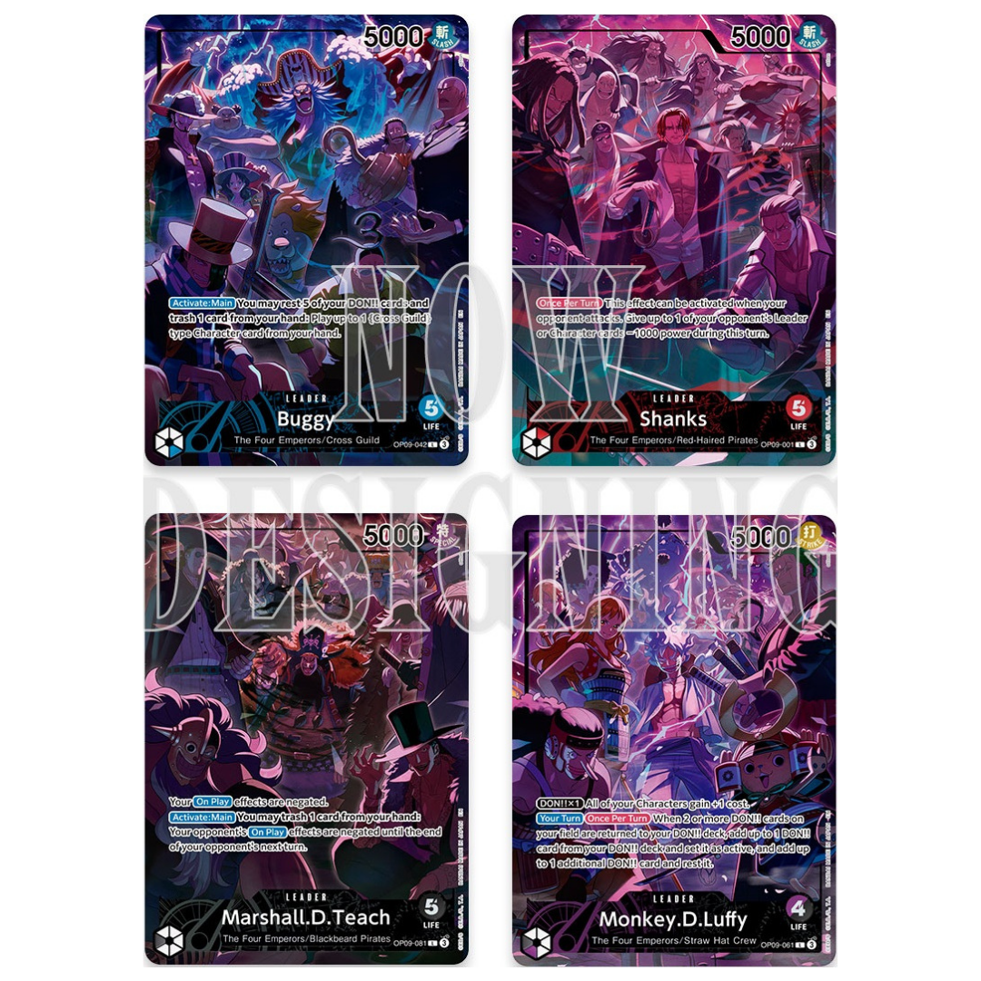 One Piece Card Game English 2nd Anniv Special Set with playmat and anniversary cards