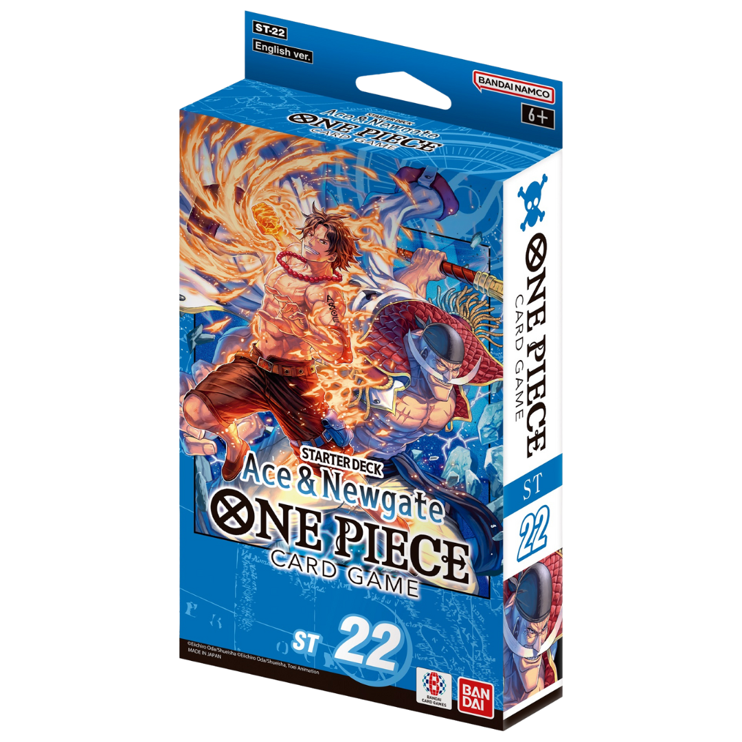 One Piece Card Game Starter Deck ST22 Ace & Newgate featuring Portgas D. Ace and Whitebeard artwork