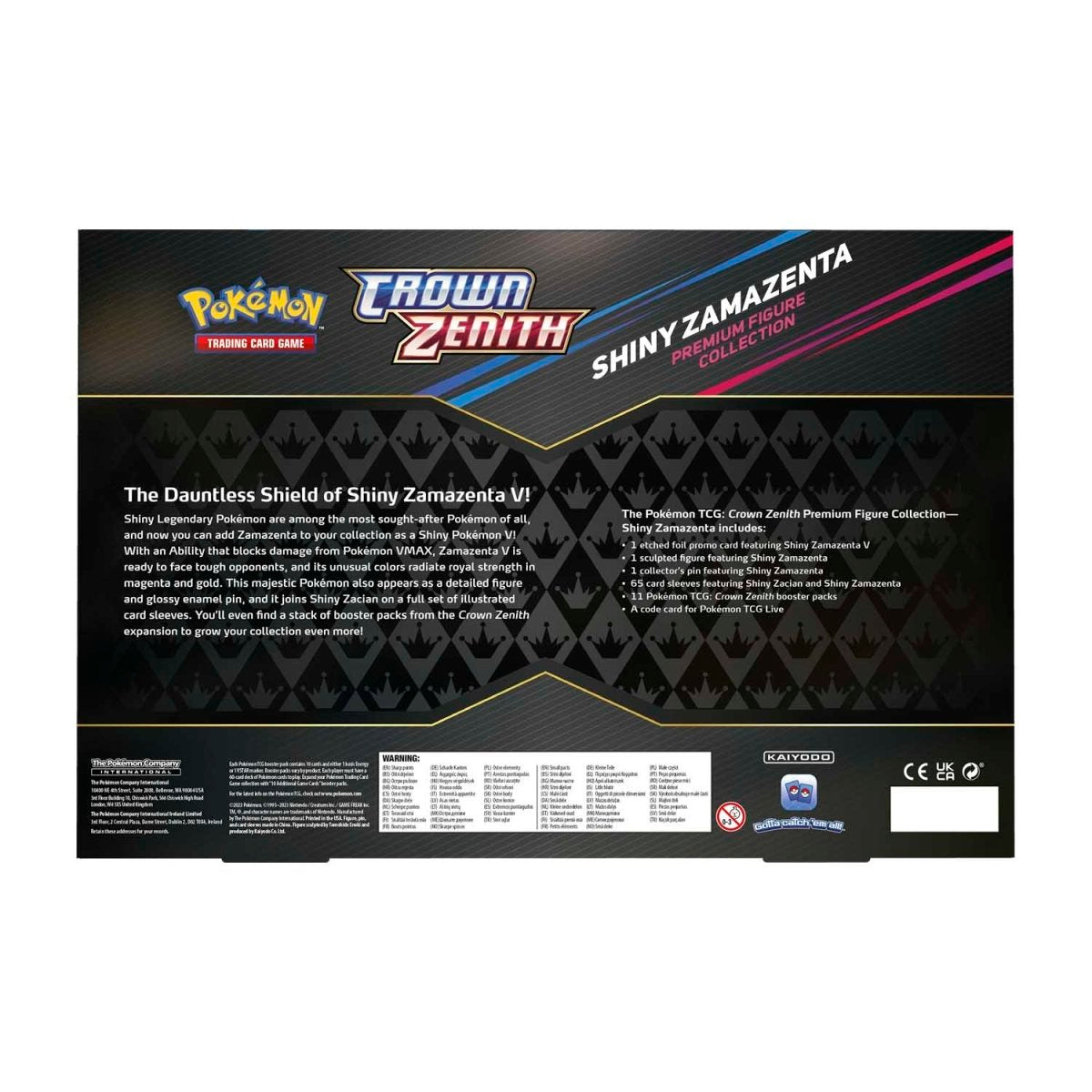 Pokemon - Crown Zenith - Premium Figure Collection - Box Set - Shiny Zamazenta