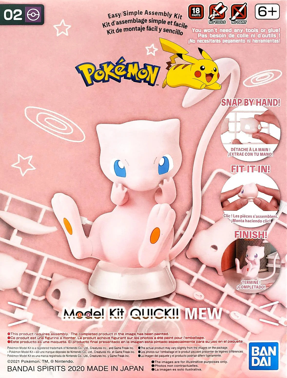 Bandai - Pokemon - Model Kit Quick!! - Mew