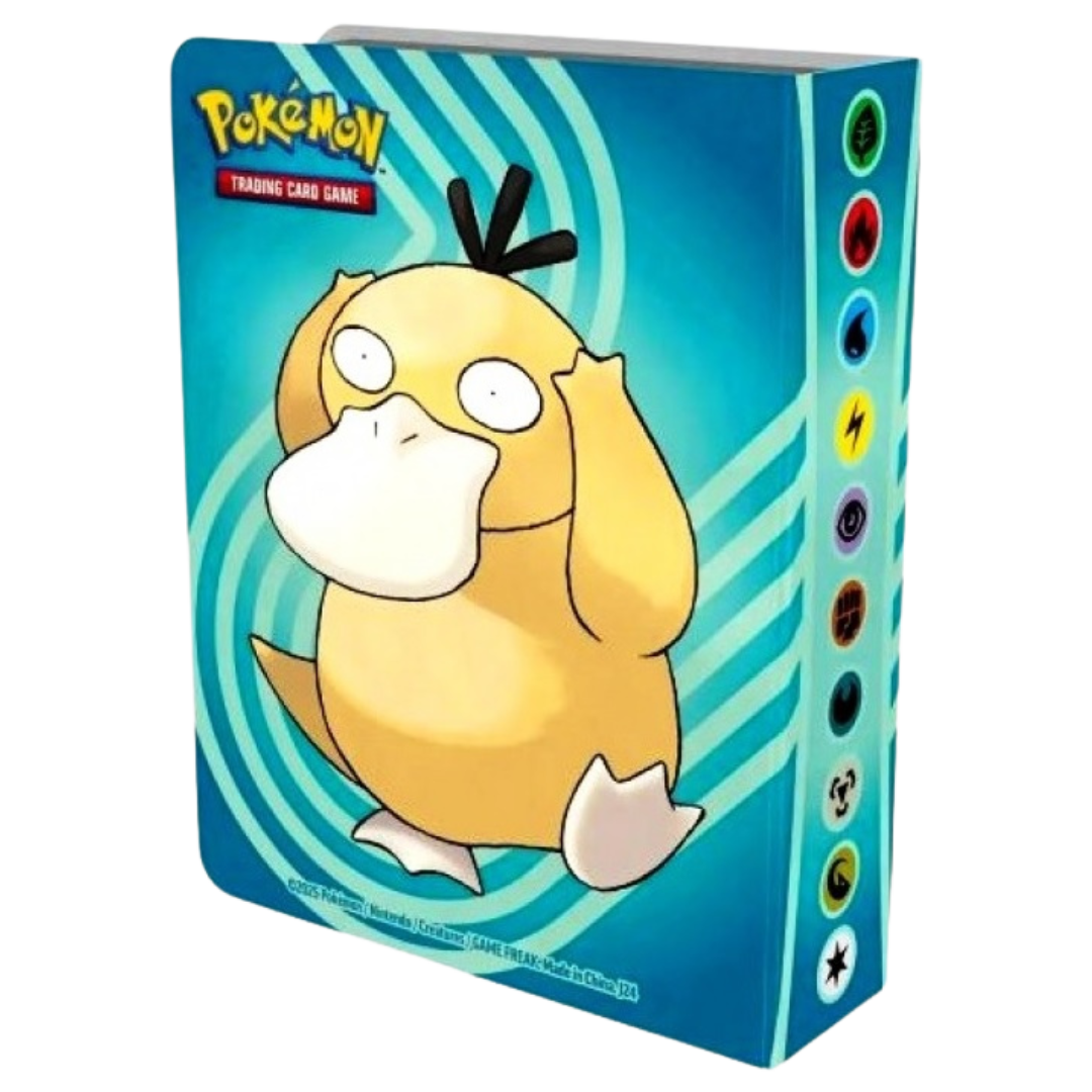 Pokemon Q1 2025 Mini Portfolio, stylish and compact card holder for organizing and safeguarding your Pokemon TCG collection on the go.