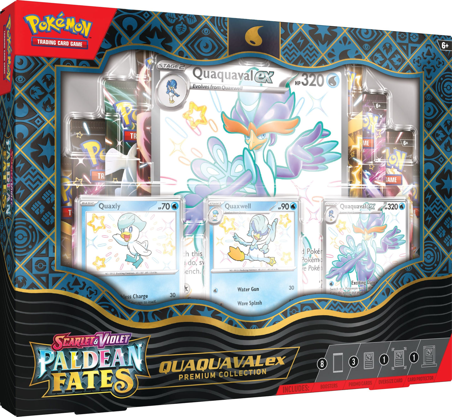 Pokemon - Paldean Fates - Box Set - Quaquaval Ex Premium Collection