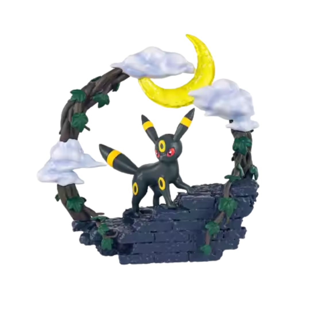 Re-Ment Pokémon Circular Diorama Blind Box featuring highly detailed miniatures of iconic Pokémon scenes, perfect for collectors and display.