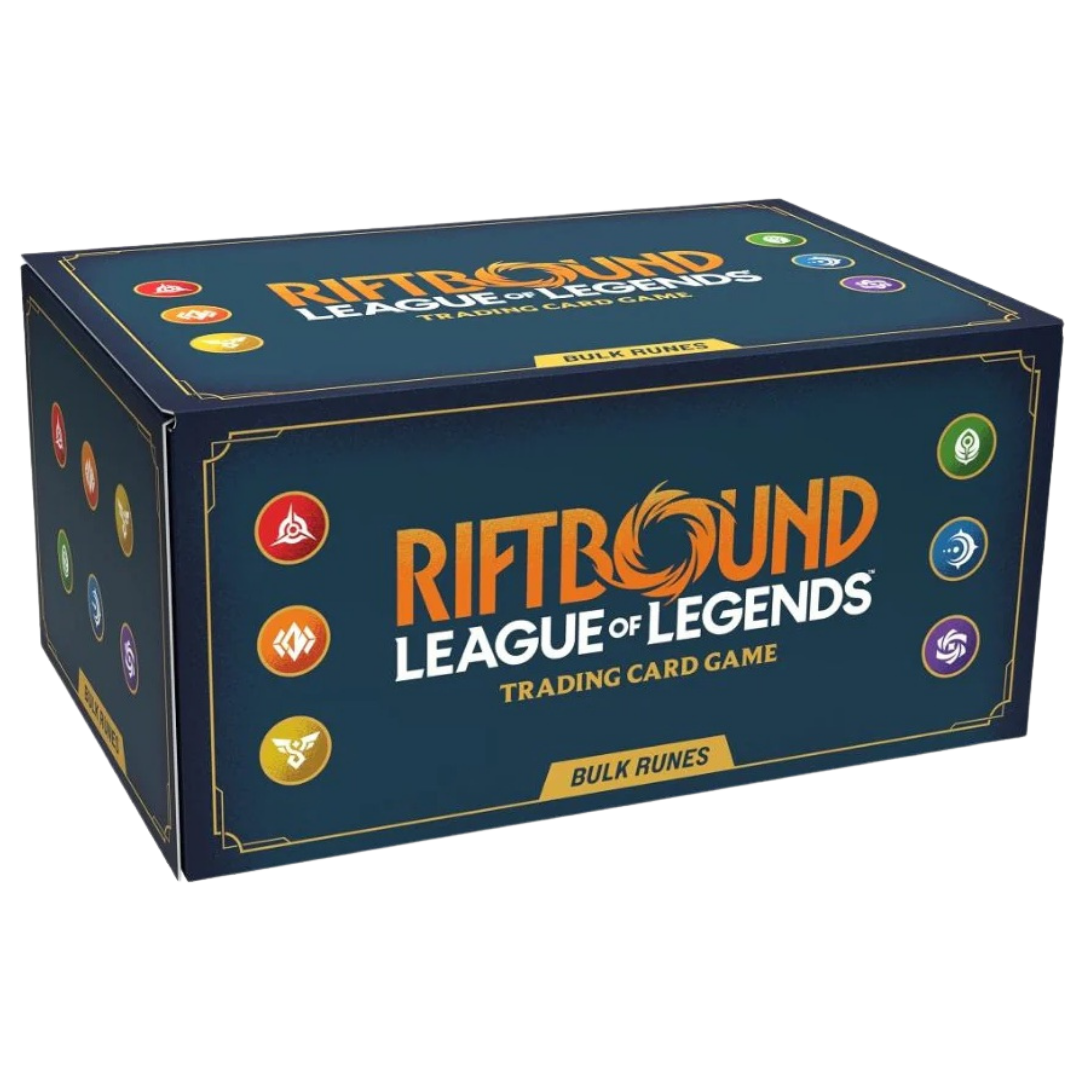Riftbound League of Legends TCG Bulk Runes 324 cards in reusable storage box for deck building