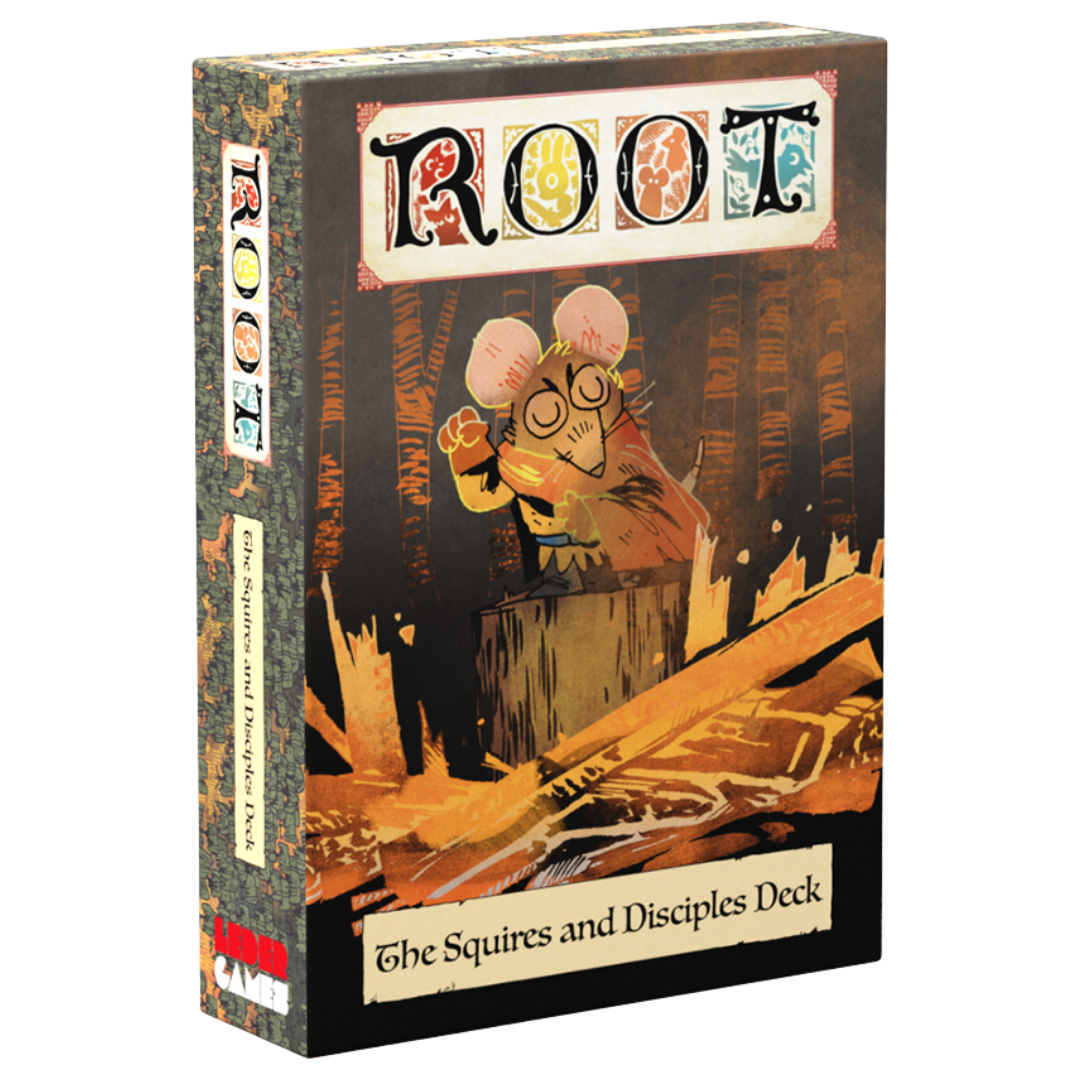 Root Squires and Disciples Deck with alternate faction abilities and dynamic new strategies to expand your Root board game experience