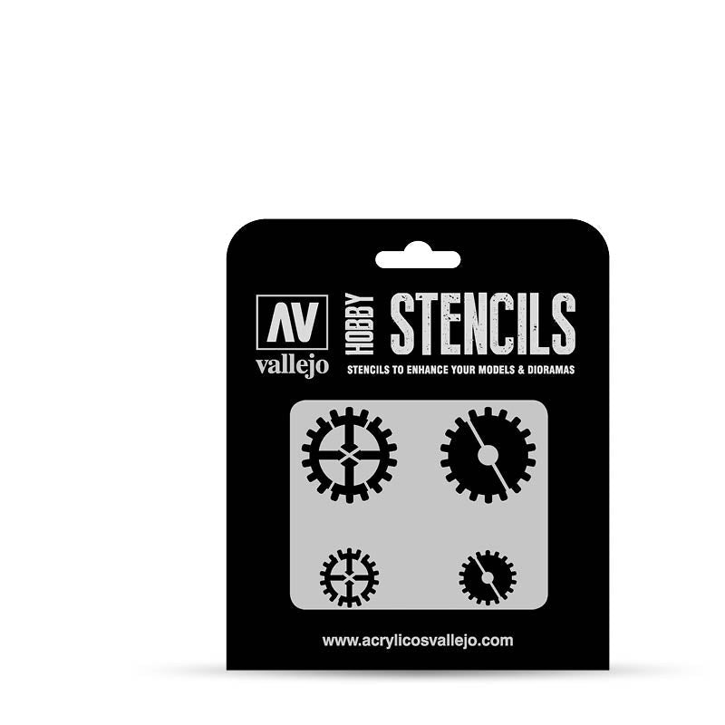 Vallejo - Hobby Stencil Gear Markings