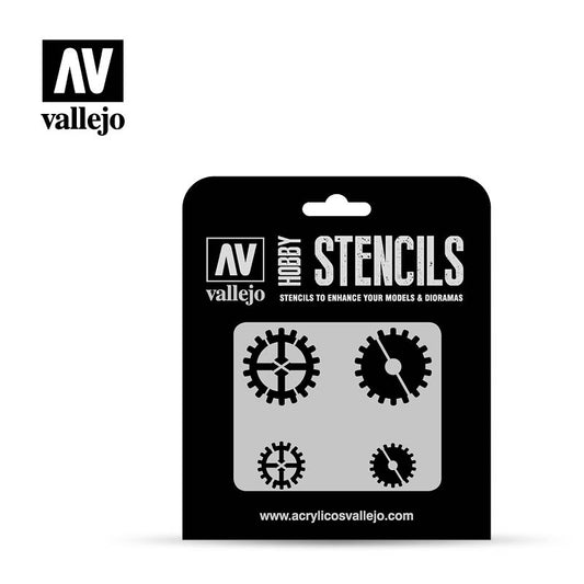 Vallejo - Hobby Stencil Gear Markings