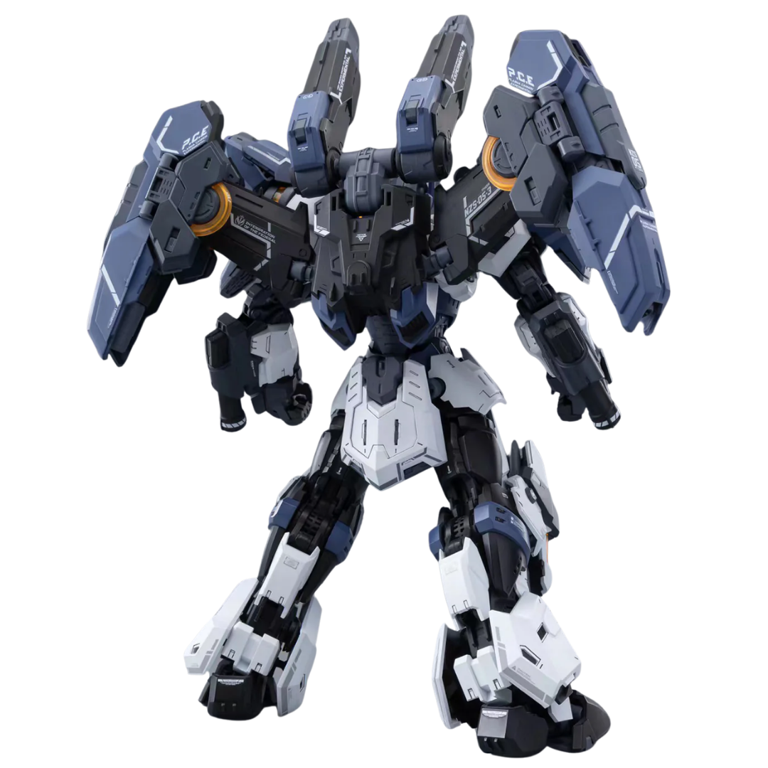 NONZERO STUDIO - (Hemoxian) 1/100 - Thor Model Kit "The Entropy of GODS" Posed and Seen from the back with his large thruster and cannon loaded backpack unit