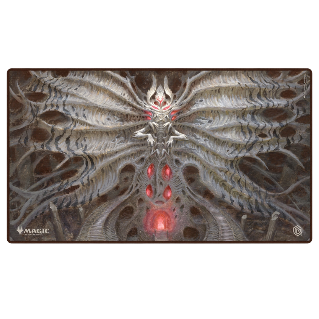 Ultimate Guard MTG Duskmourn V1 Valgavoth, Terror Eater playmat, premium gaming surface with stunning Valgavoth artwork for Magic: The Gathering players.