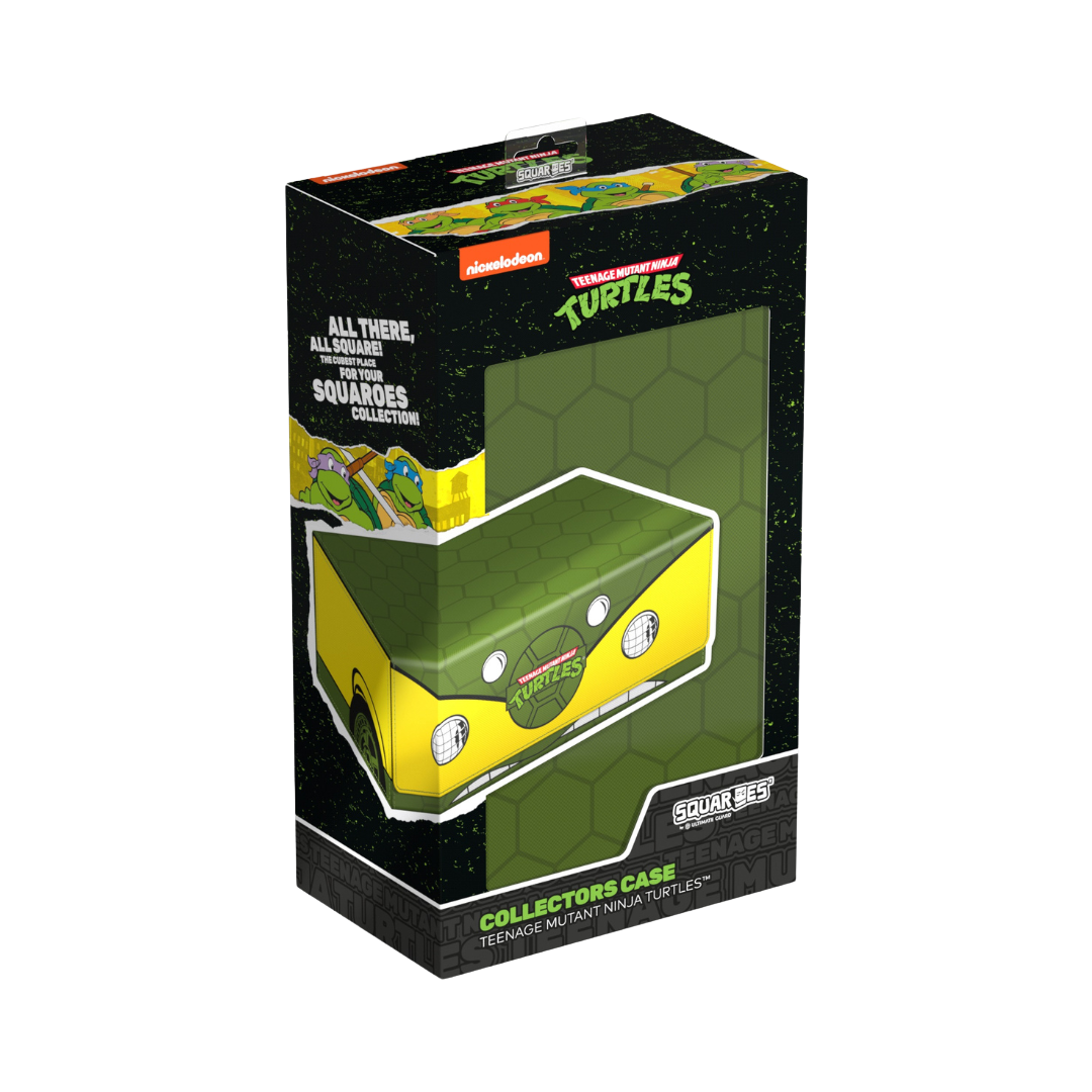 Ultimate Guard Squaroes 1000+ TMNT Collectors Case, durable storage for TMNT card collections with vibrant artwork and high-quality construction.