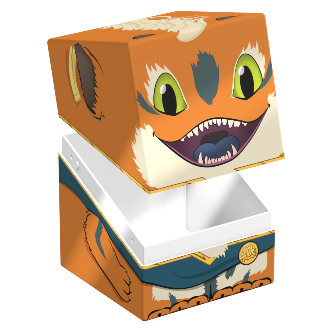 Ultimate Guard Squaroes 100+ MTG Loot deck box, holds 100+ double-sleeved Magic: The Gathering cards, premium storage with magnetic closure and durable structure.