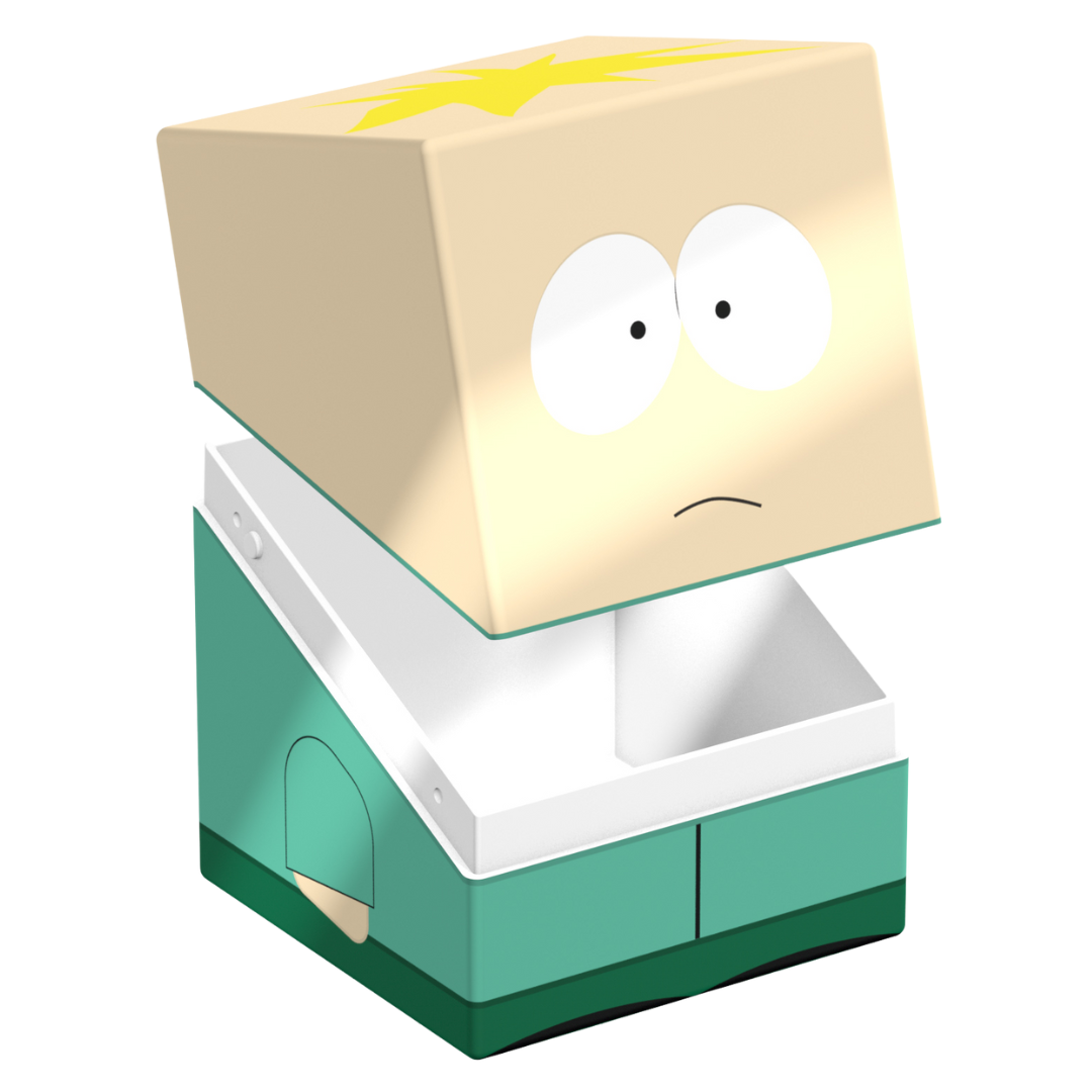 Ultimate Guard Squaroes 100+ South Park Butters deck box for trading cards, featuring premium storage and protection for Magic: The Gathering and Pokémon.